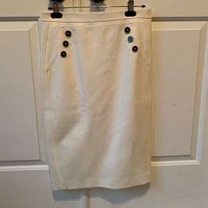NWT White Black Market Ecru Ponte skirt